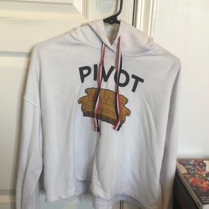 Friends Cropped Hoodie “Pivot”